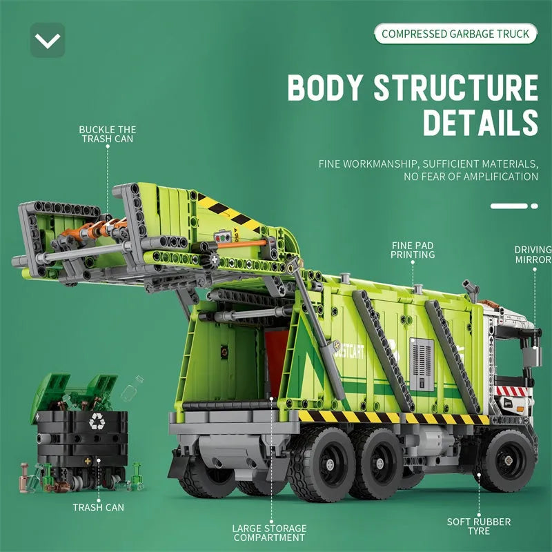 Remote control discount rubbish truck