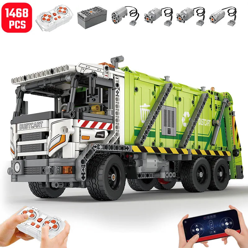 MOC 22022 Compressed Garbage Truck Building Blocks