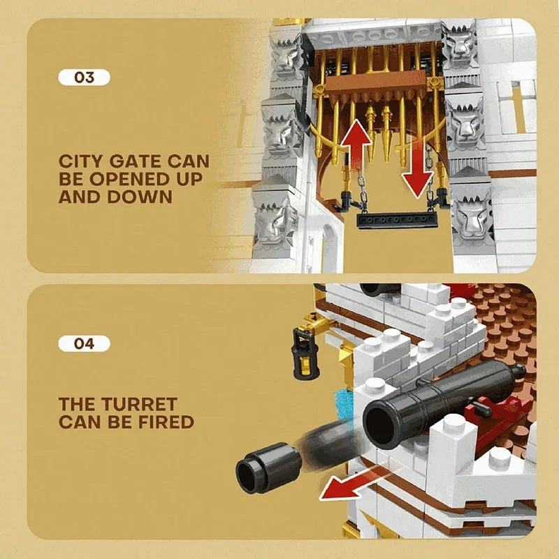 Building Blocks MOC 66013 Pirates Of Caribbean The Royal Bay Bricks Toy Construction Set Toys - 10