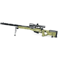 Thumbnail for Building Blocks MOC 77026 Military Super Magnum AWM Sniper Gun Bricks Toys - 1