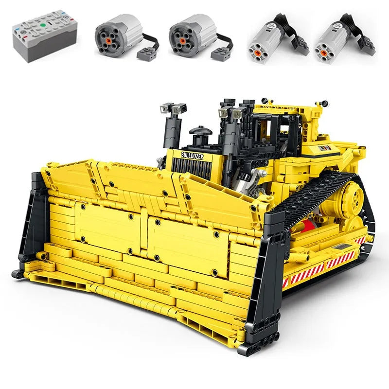 Building Blocks MOC APP Mechanical RC D11 Bulldozer Bricks Toys 22001 - 1
