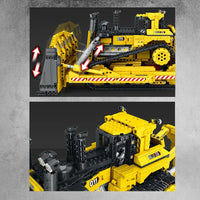 Thumbnail for Building Blocks MOC APP Mechanical RC D11 Bulldozer Bricks Toys 22001 - 6