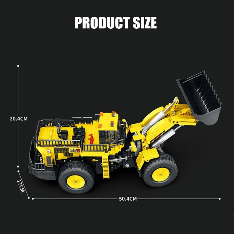 Building Blocks MOC APP Motorized RC Loader Excavator Truck Bricks Toy 22009 - 8