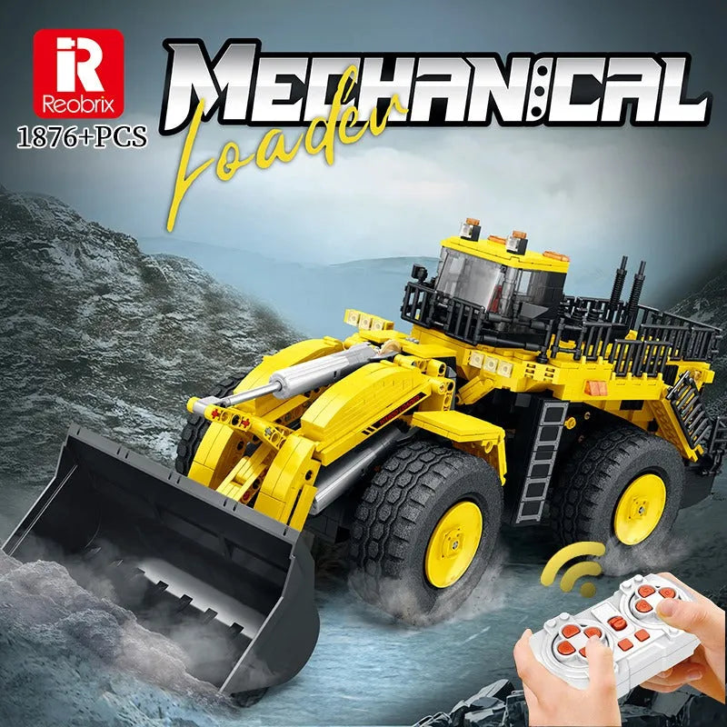 Building Blocks MOC APP Motorized RC Loader Excavator Truck Bricks Toy 22009 - 2