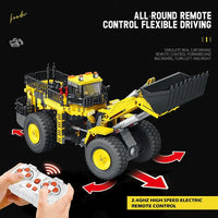 Thumbnail for Building Blocks MOC APP Motorized RC Loader Excavator Truck Bricks Toy 22009 - 7