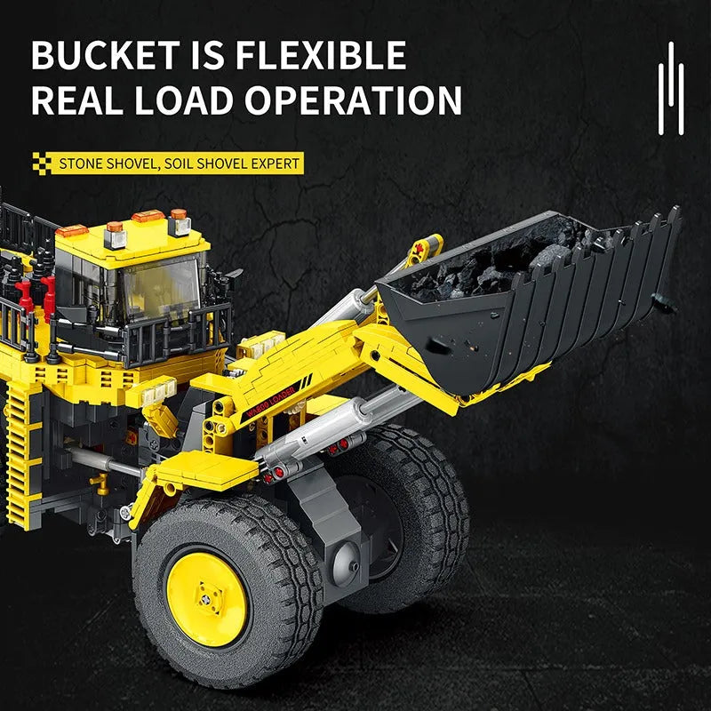 Building Blocks MOC APP Motorized RC Loader Excavator Truck Bricks Toy 22009 - 3