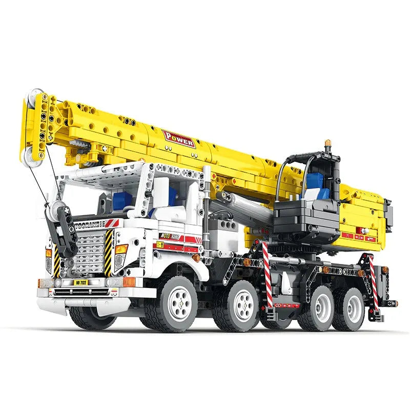 Building Blocks MOC APP RC Motorized Mobile Crane Truck Bricks Toy Construction Set Toys - 1
