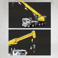 Thumbnail for Building Blocks MOC APP RC Motorized Mobile Crane Truck Bricks Toy Construction Set Toys - 12
