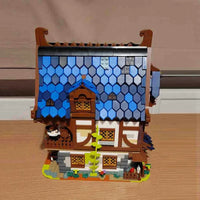 Thumbnail for Building Blocks MOC Creator Expert Medieval Town Blacksmith Bricks Toy 66005 - 11