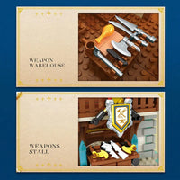 Thumbnail for Building Blocks MOC Creator Expert Medieval Town Blacksmith Bricks Toy 66005 Construction Set Toys - 6