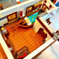 Thumbnail for Building Blocks MOC Creator Expert Medieval Town Fishing Store Bricks Toy 66007 Construction Set Toys - 12