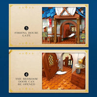 Thumbnail for Building Blocks MOC Creator Expert Medieval Town Fishing Store Bricks Toy 66007 Construction Set Toys - 7