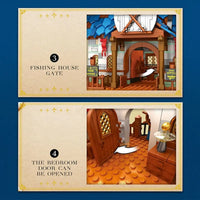 Thumbnail for Building Blocks MOC Creator Expert Medieval Town Fishing Store Bricks Toy 66007 - 7