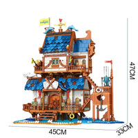Thumbnail for Building Blocks MOC Creator Expert Medieval Town Fishing Store Bricks Toy 66007 Construction Set Toys - 6