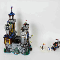 Thumbnail for Building Blocks MOC Creator Expert The Golden Lion Castle Bricks Toy - 10