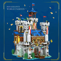 Thumbnail for Building Blocks MOC Creator Expert The Golden Lion Castle Bricks Toy Construction Set Toys - 3
