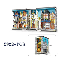 Thumbnail for Building Blocks MOC Expert Street Medieval City Market Bricks Toys Construction Set Toys - 9