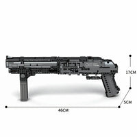 Thumbnail for Building Blocks MOC Military Gun Super Shorty Pistol Bricks Toys 77002 Construction Set Toys - 1