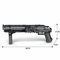 Thumbnail for Building Blocks MOC Military Gun Super Shorty Pistol Bricks Toys 77002 - 1