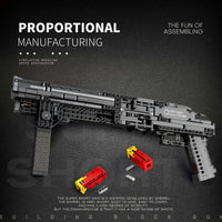 Thumbnail for Building Blocks MOC Military Gun Super Shorty Pistol Bricks Toys 77002 Construction Set Toys - 3