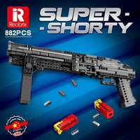 Thumbnail for Building Blocks MOC Military Gun Super Shorty Pistol Bricks Toys 77002 - 2