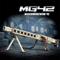 Thumbnail for Building Blocks MOC Military MG24 Electric Machine Gun Bricks Kids Toys - 2