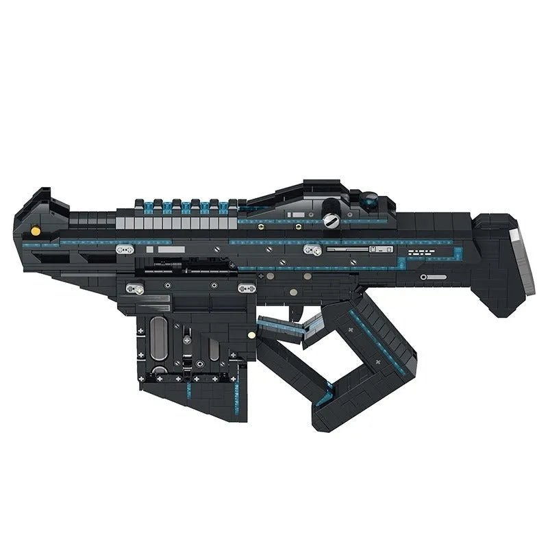Building Blocks MOC Military Motorized Burst SMG Gun Bricks Toys Construction Set Toys - 5