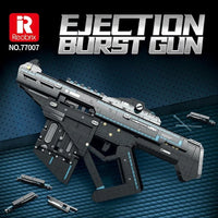 Thumbnail for Building Blocks MOC Military Motorized Burst SMG Gun Bricks Toys - 2