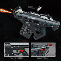 Thumbnail for Building Blocks MOC Military Motorized Burst SMG Gun Bricks Toys Construction Set Toys - 7