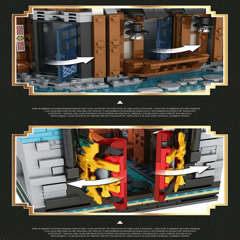Building Blocks MOC Ninjago Movie The Ninja World Book Bricks Toy Construction Set Toys - 11