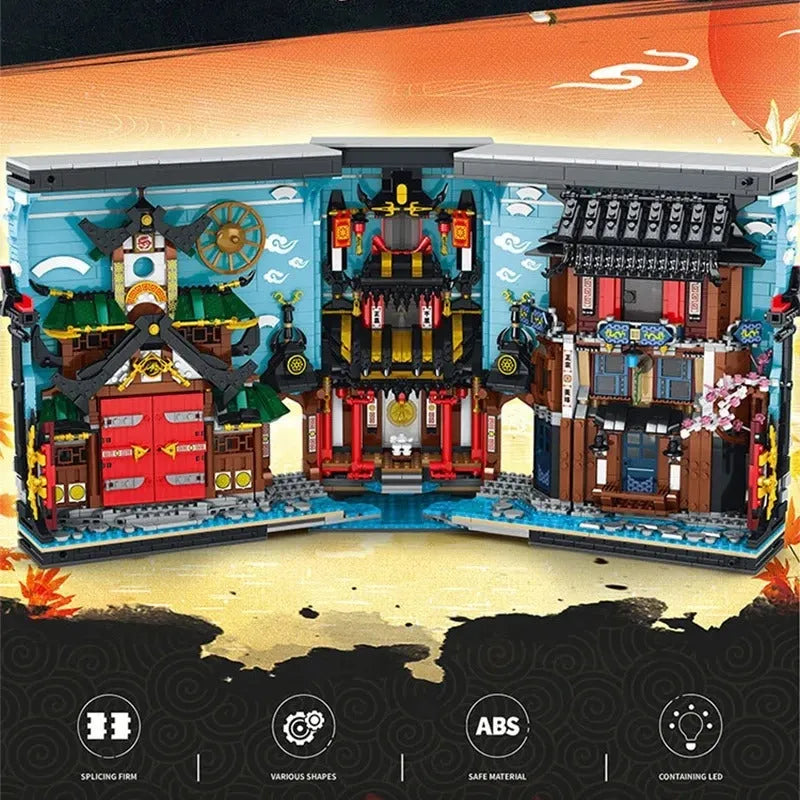 Building Blocks MOC Ninjago Movie The Ninja World Book Bricks Toy Construction Set Toys - 7
