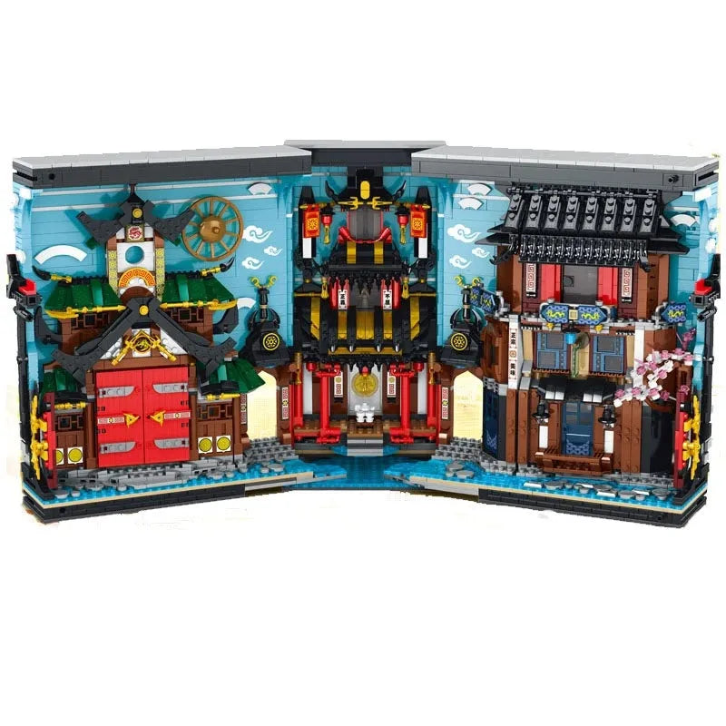 Building Blocks MOC Ninjago Movie The Ninja World Book Bricks Toy Construction Set Toys - 1