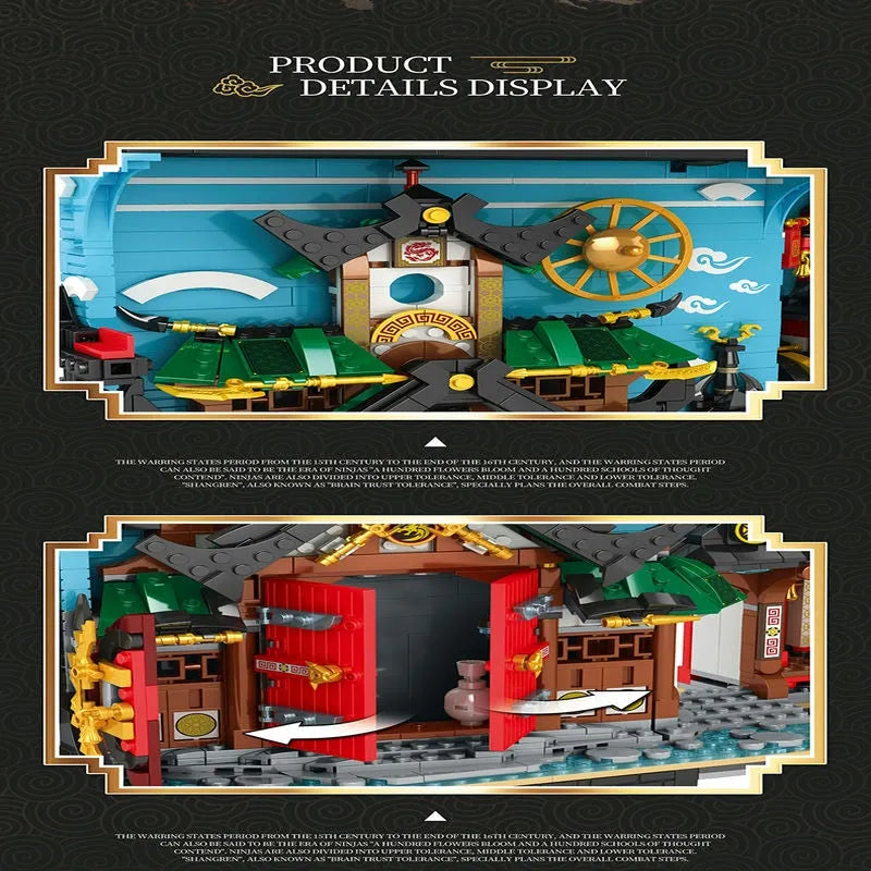 Building Blocks MOC Ninjago Movie The Ninja World Book Bricks Toy Construction Set Toys - 10