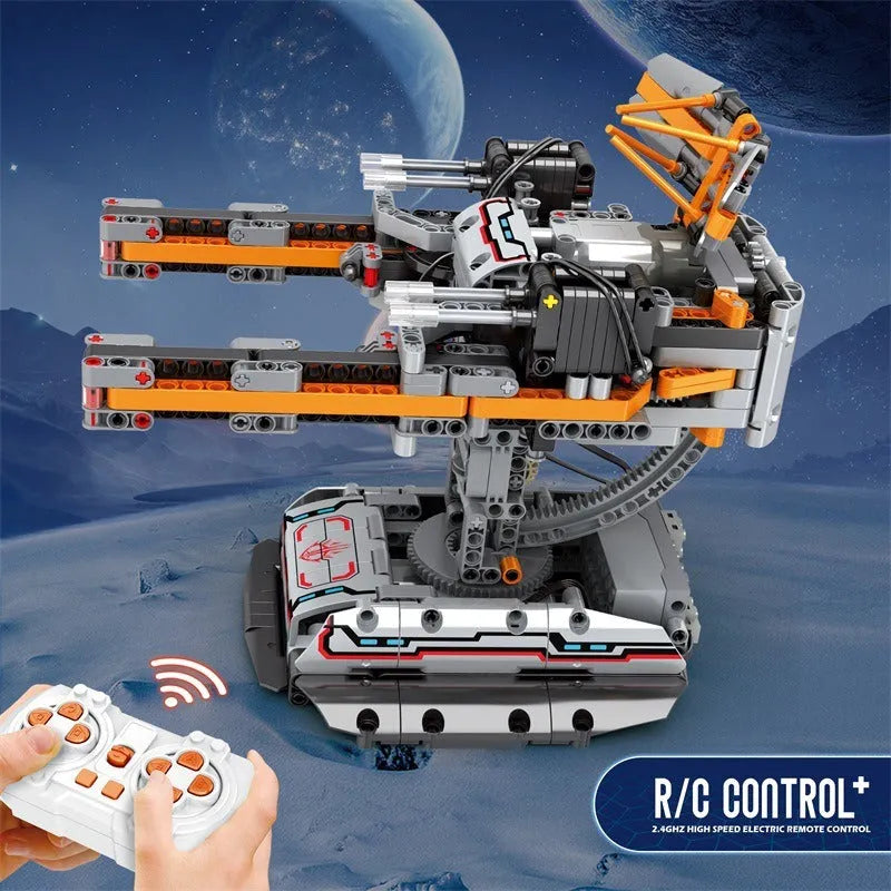 Building Blocks MOC RC Star Revenge Anti-Aircraft Gun Bricks Toy - 5