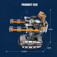 Thumbnail for Building Blocks MOC RC Star Revenge Anti-Aircraft Gun Bricks Toy - 7