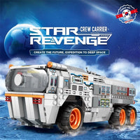 Thumbnail for Building Blocks MOC RC Star Revenge Crew Carrier Truck Bricks Toys - 2