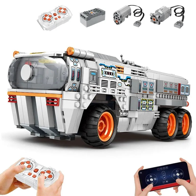 Building Blocks MOC RC Star Revenge Crew Carrier Truck Bricks Toys - 1