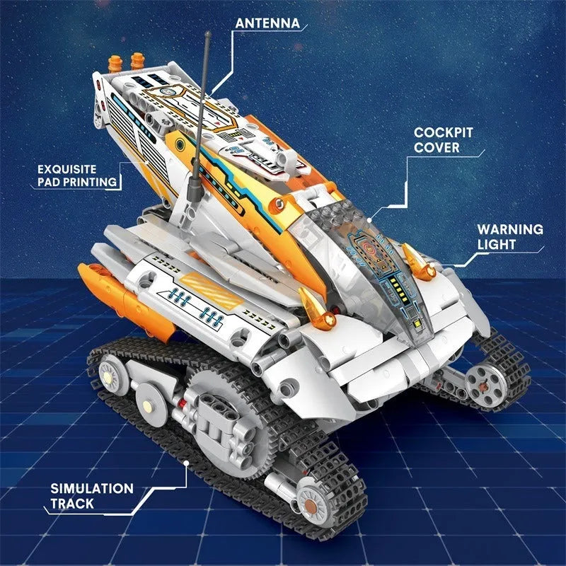 Building Blocks MOC RC Star Revenge Space Explorer Car Bricks Toys - 5
