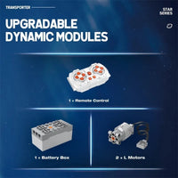 Thumbnail for Building Blocks MOC RC Star Revenge Transporter Truck Bricks Toys Construction Set Toys - 5