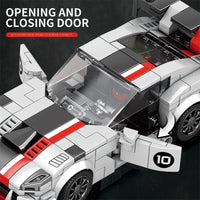 Thumbnail for Building Blocks MOC Tech 683 Dodge Viper Hyper Racing Car Bricks Toys - 5