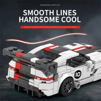 Thumbnail for Building Blocks MOC Tech 683 Dodge Viper Hyper Racing Car Bricks Toys - 3
