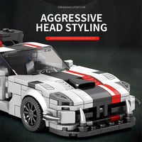 Thumbnail for Building Blocks MOC Tech 683 Dodge Viper Hyper Racing Car Bricks Toys - 4