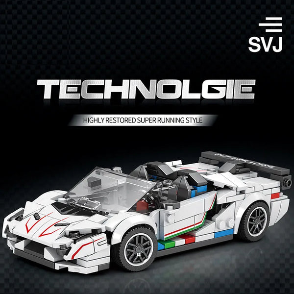 MOC Tech 687 Lambo Aventador SVJ Hyper Racing Car