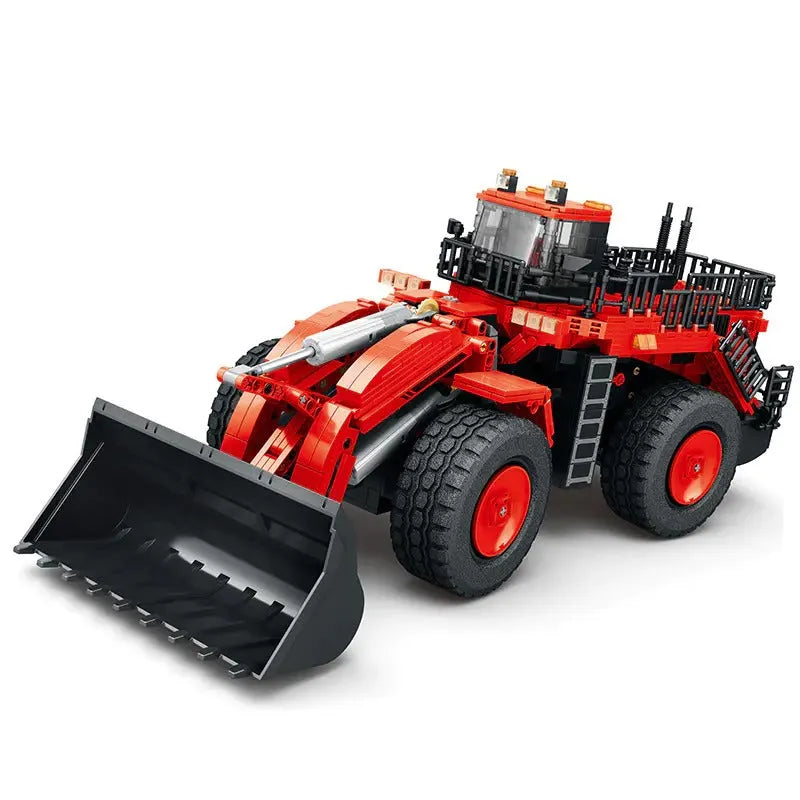Building Blocks MOC Tech APP Motorized RC Excavator Loader Truck Bricks Toys - 1