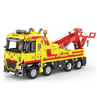 Thumbnail for Building Blocks MOC Tech APP Motorized RC Wrecker Truck Bricks Toy 22012 Construction Set Toys - 3