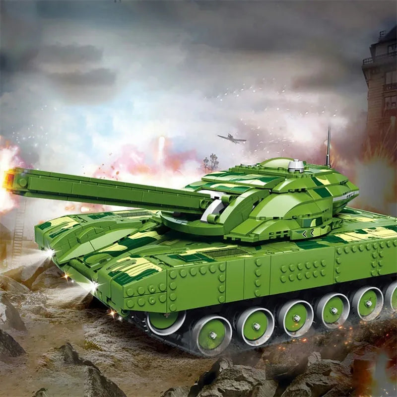 Building Blocks MOC WW2 Motorized RC Goliath Battle Tank Bricks Toy 55026 - 4