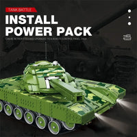 Thumbnail for Building Blocks MOC WW2 Motorized RC Goliath Battle Tank Bricks Toy 55026 - 8