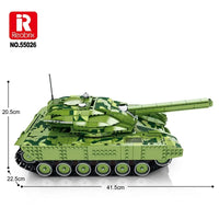 Thumbnail for Building Blocks MOC WW2 Motorized RC Goliath Battle Tank Bricks Toy 55026 - 3