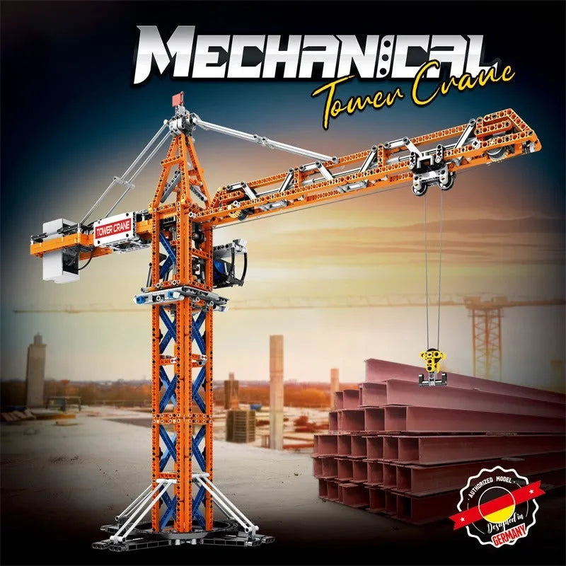 Building Blocks Tech Expert APP Motorized RC Tower Crane Bricks Toy Construction Set Toys - 3
