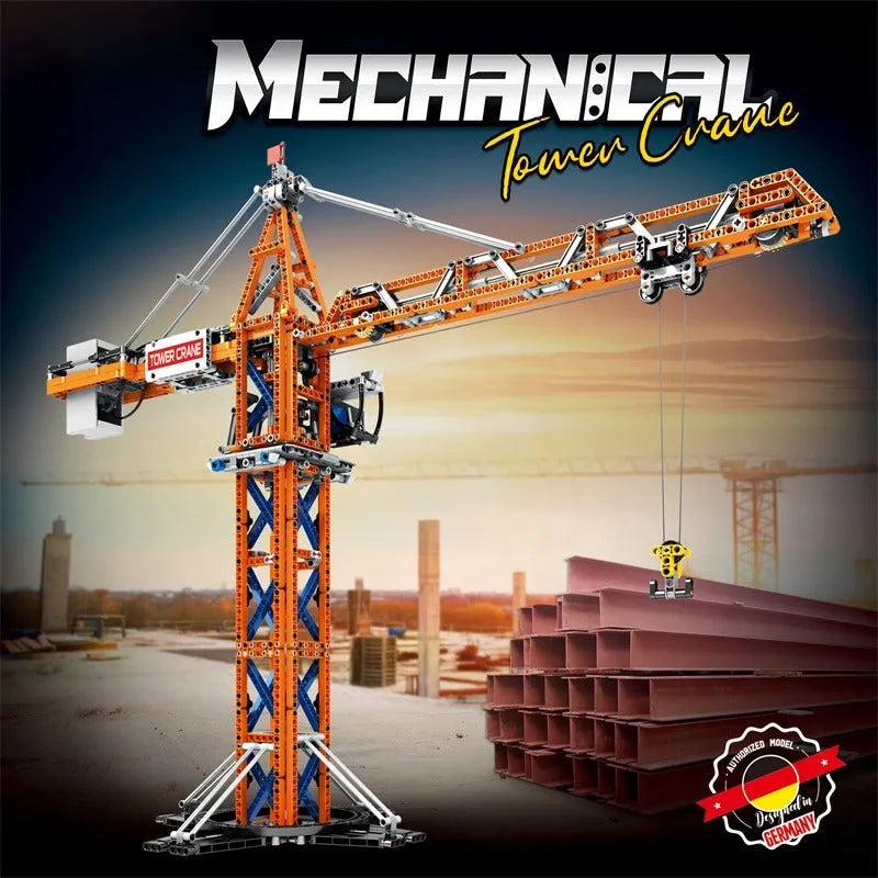 Building Blocks Tech Expert APP Motorized RC Tower Crane Bricks Toy - 3